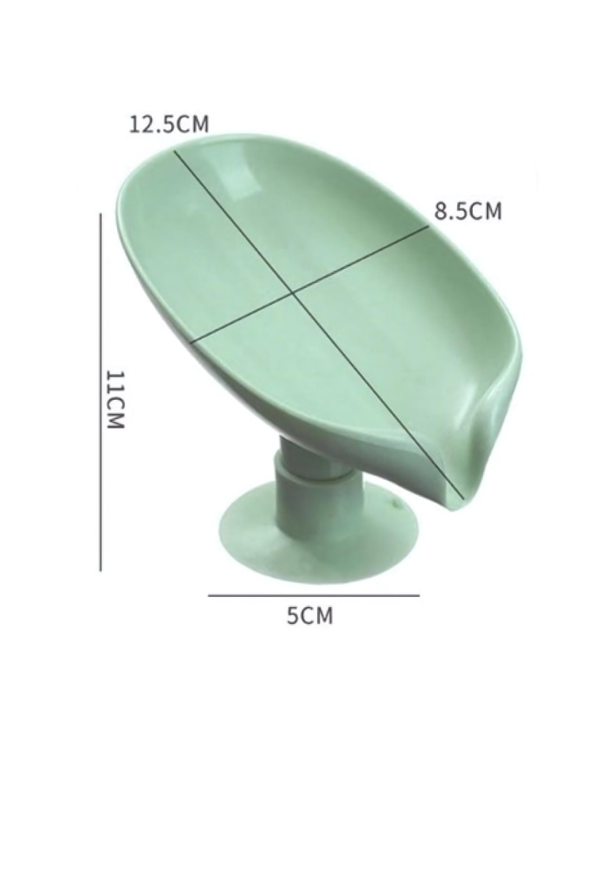 Şık Tasarımlı Su Tutmaz Vantuzlu Su Giderli Sabunluk