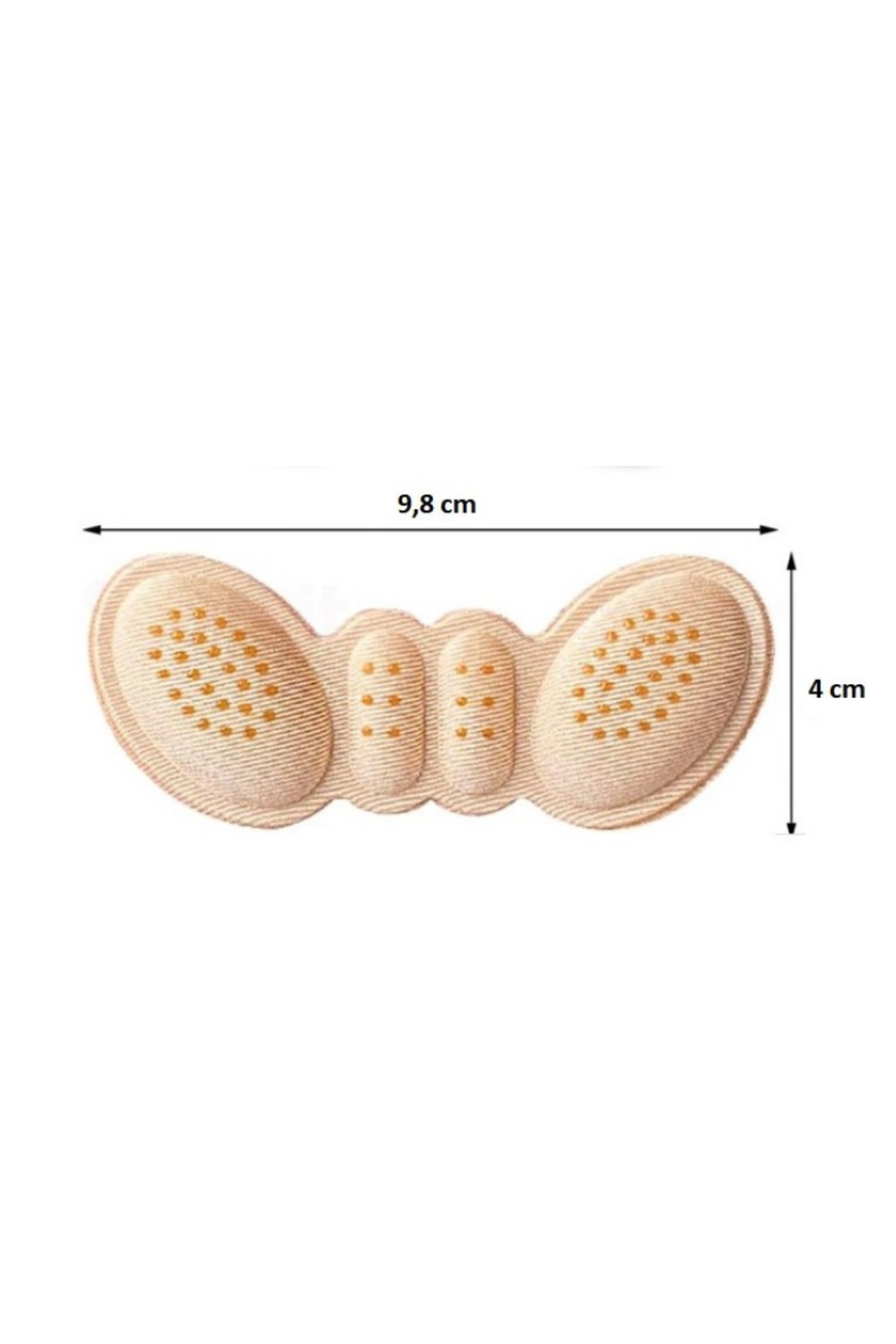 2 Pieces Shoe Heel Impact Preventive Heeled Sports Shoe Sponge Pad Device
