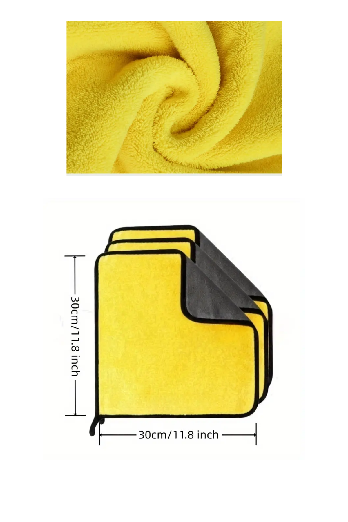 Wool Cleaning Cloth Car Kitchen Bathroom Multi-Purpose Cloth 30 cm x 30 cm