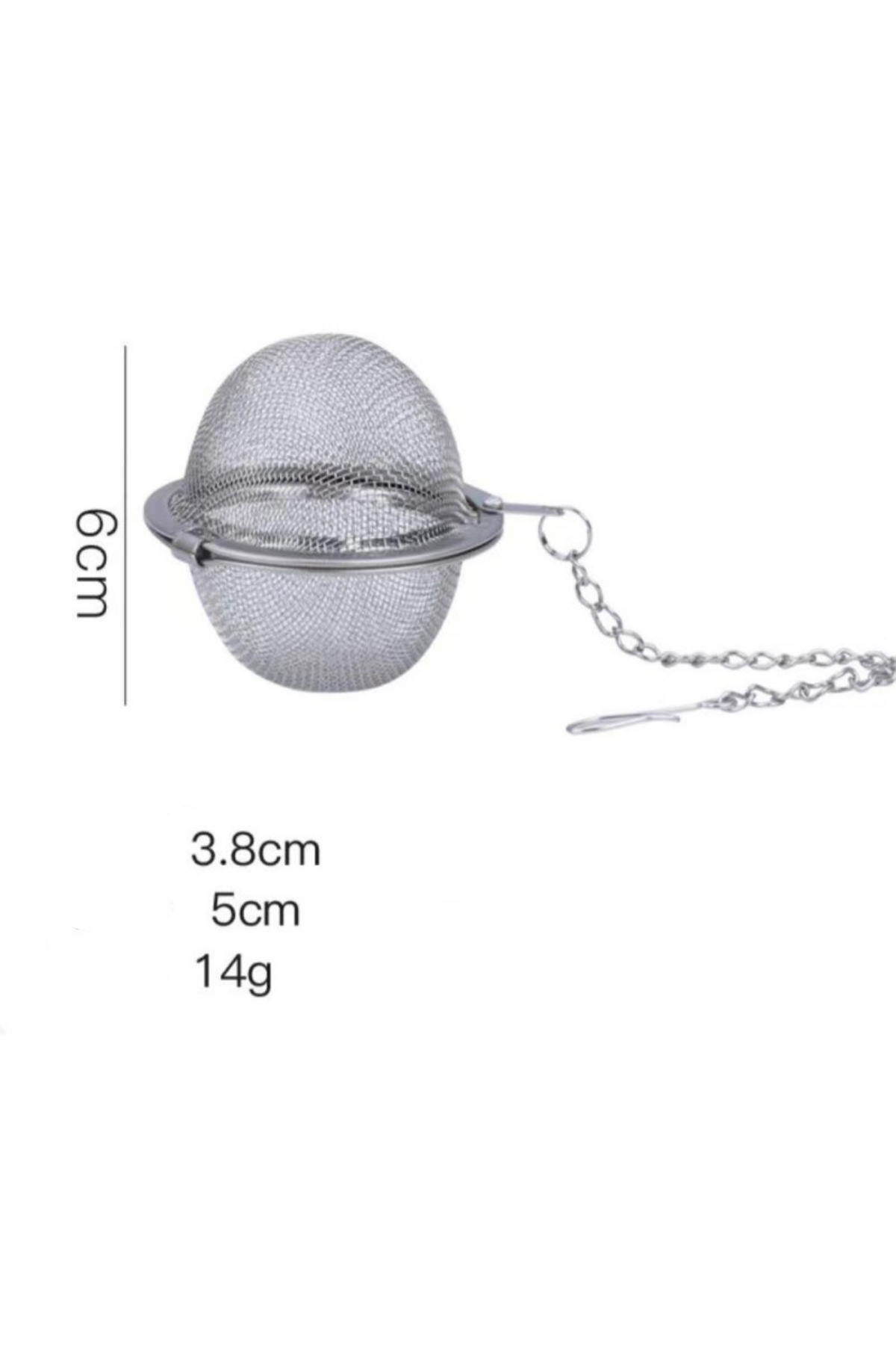 Chain Tea Linden Infusion Filter Stainless Steel Strainer Herbal Tea Useful Brewing Strainer