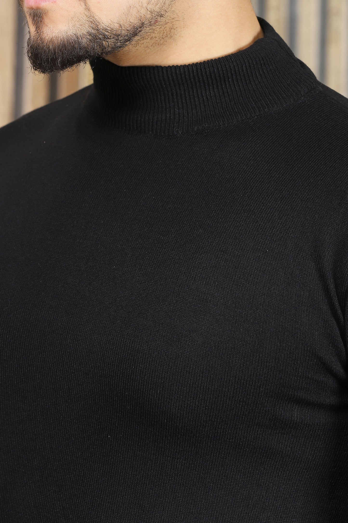 Men's Half Turtleneck Knitwear Sweater Slim Fit Winter Tops Sweater