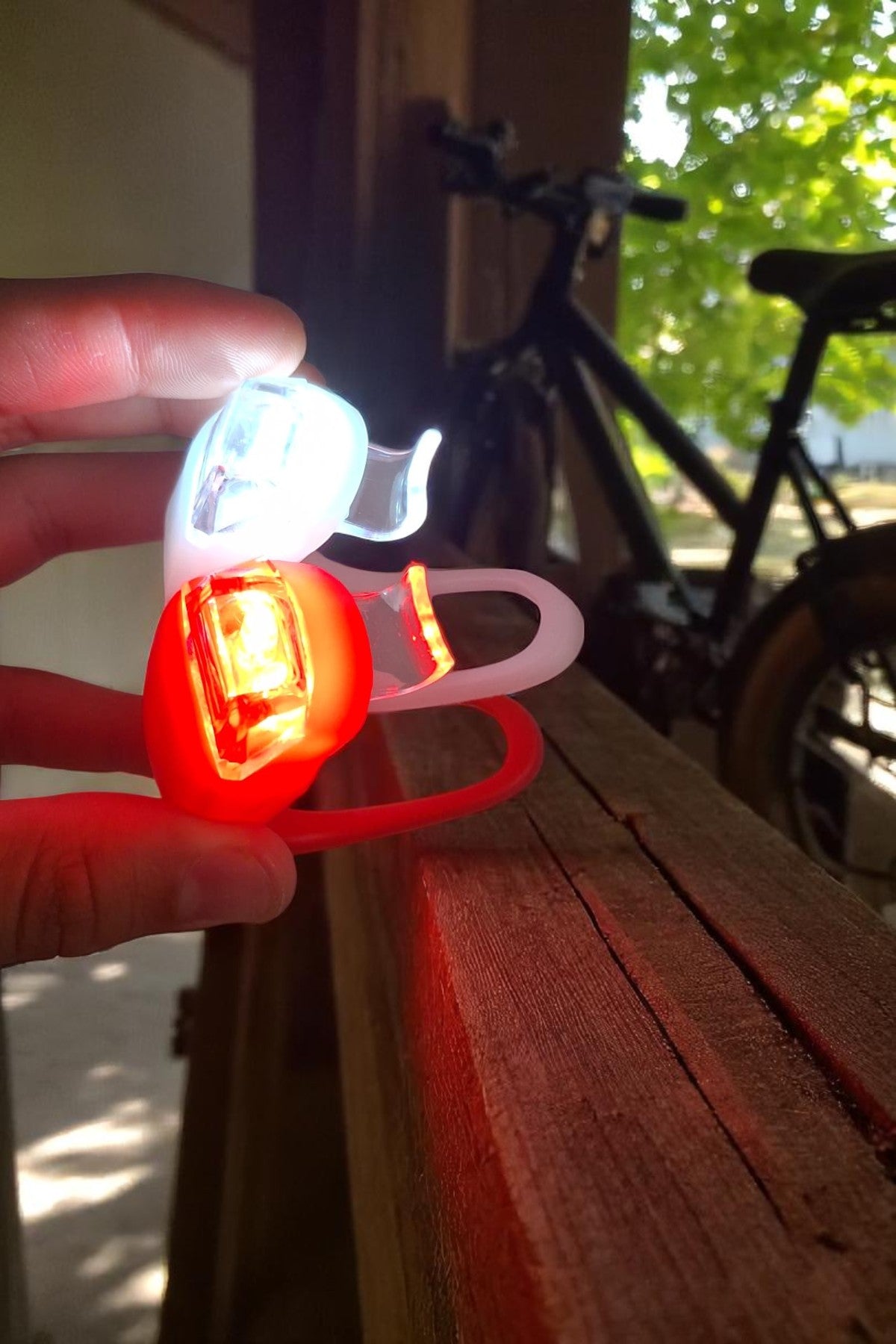 2 Adet Çok Yönlü 3 Modlu Pratik Motosiklet Scooter Bisiklet Işığı Led Işık Fener Seti