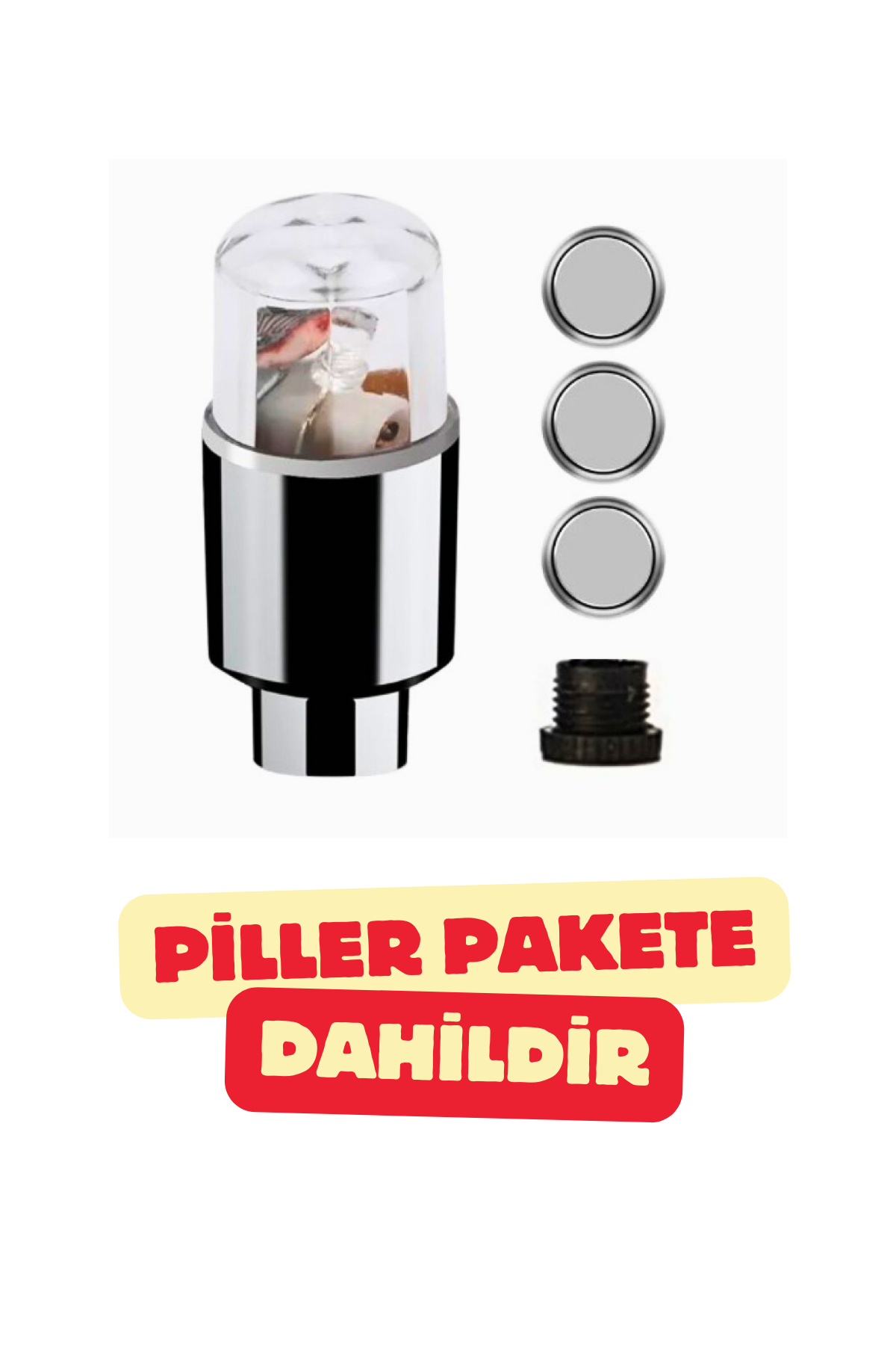 Hareket Sensörlü Yuvarlak Mavi Yeşil Sibop Işık Led Işıklı Bisiklet Araba Motor Tekerlek Lambası